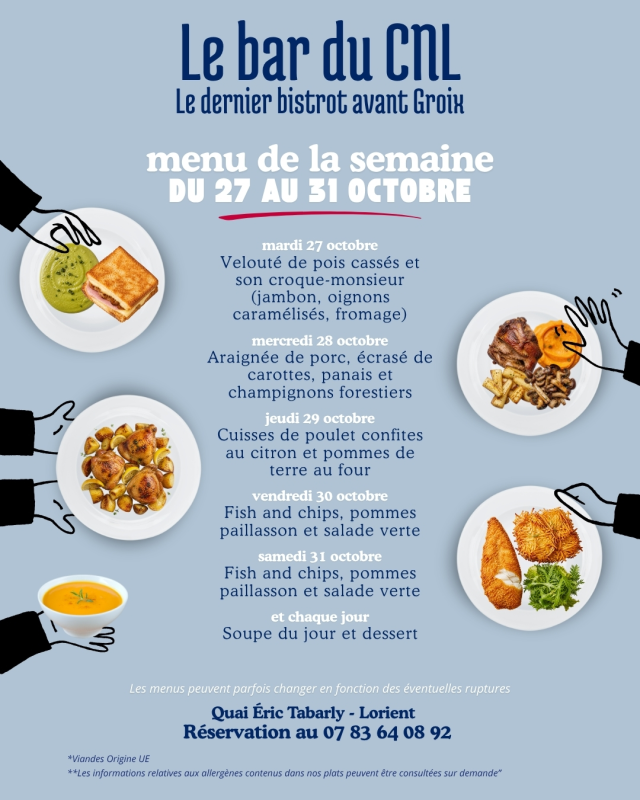 Du 27 au 31 octobre